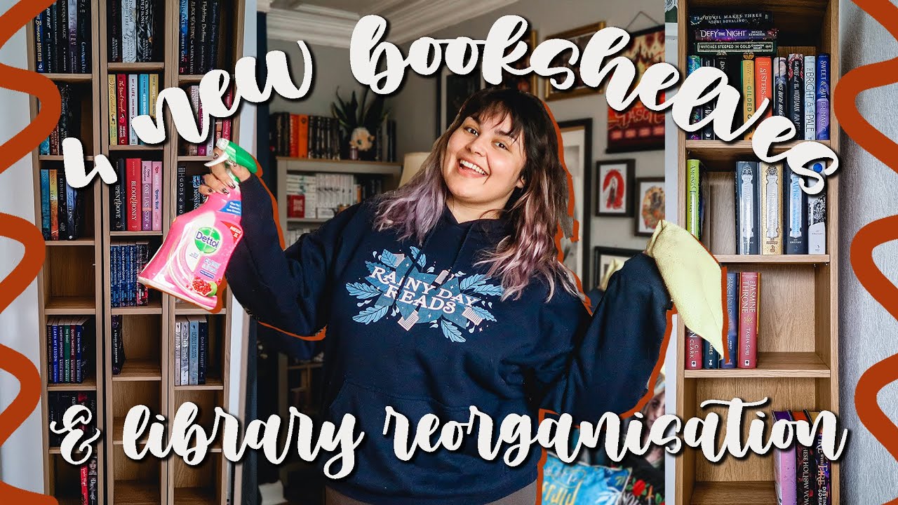 Building Four New Ikea Bookcases + Library Reorganisation & Cleaning! // 2021
