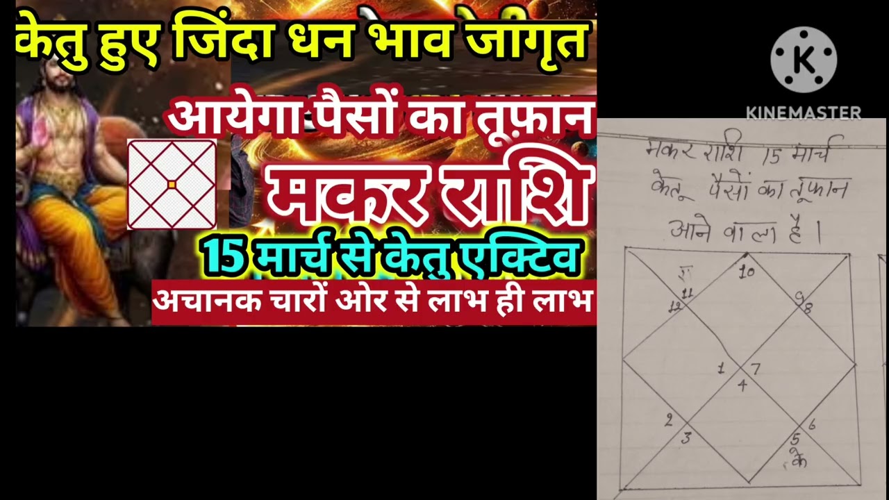 मकर राशि 15 मार्च केतु हुए जिंदा आएगा पैसों का तूफ़ान अचानक चारों ओर से लाभ #jyotish #astrology 