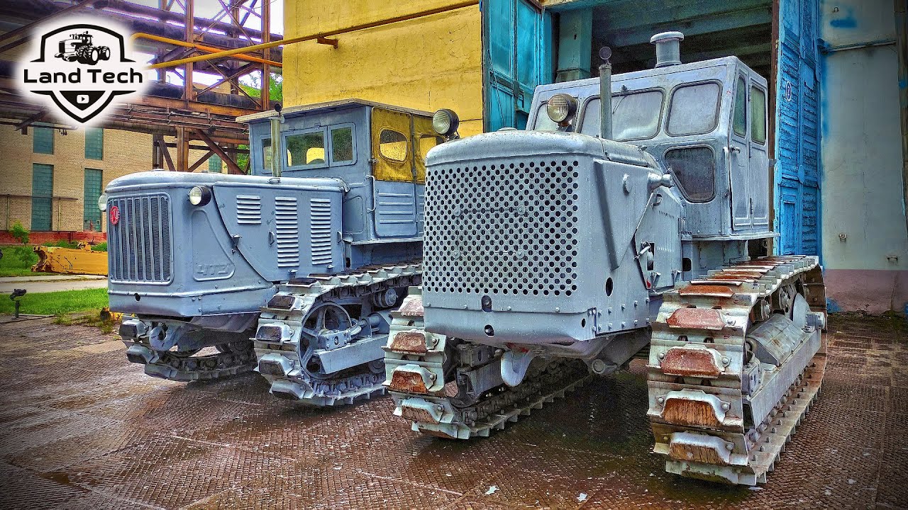Гусеничные тракторы СССР. Пуск и тест-драйв ЧТЗ С-80 и Т-100. Завод ЧТЗ!
