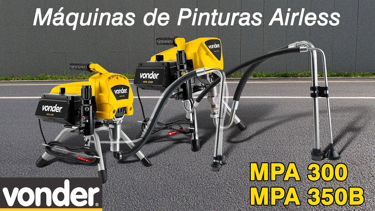 Máquina de Pintura Airless MPA 300 e MPA 350B - VONDER