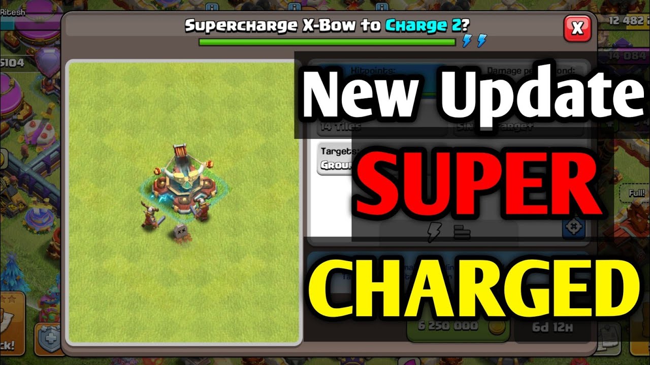 Coc Super Charged New Update #clashofclans #coc #cocupdates #cocupdate