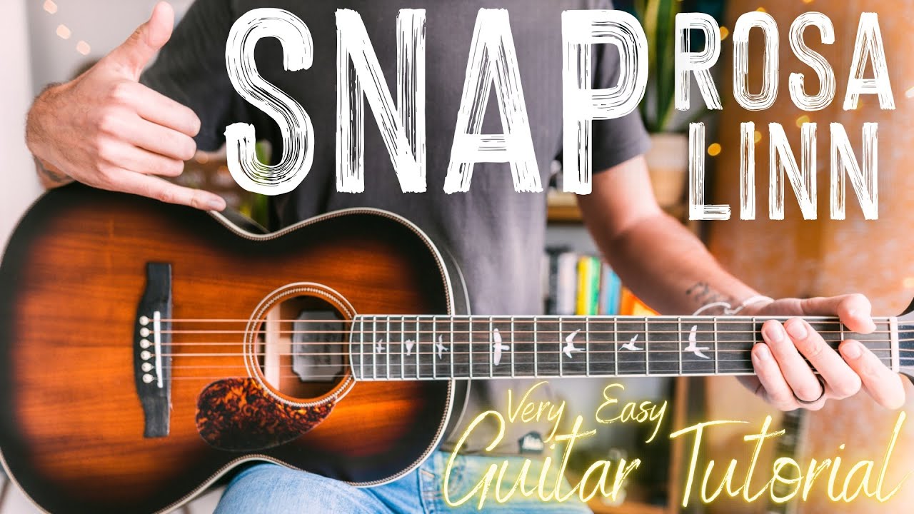 Учебное пособие по игре на гитаре SNAP Rosa Linn // Гитара SNAP // Урок игры на гитаре № 957