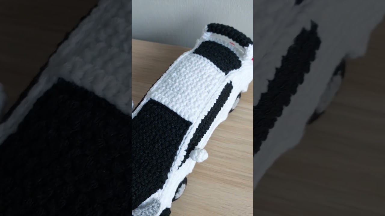 crochet honda civic type r car #customorder #hondacivictyper #crochetplushie #supportlocalsg