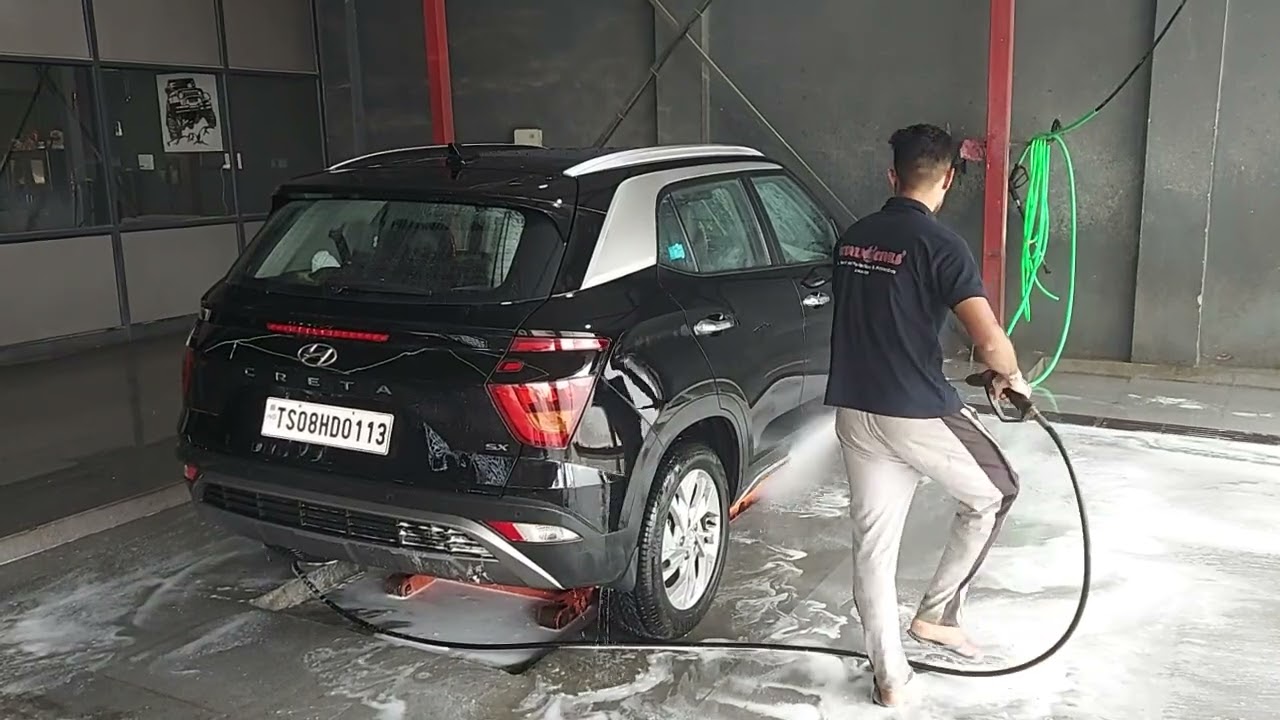 #Creta Car wash