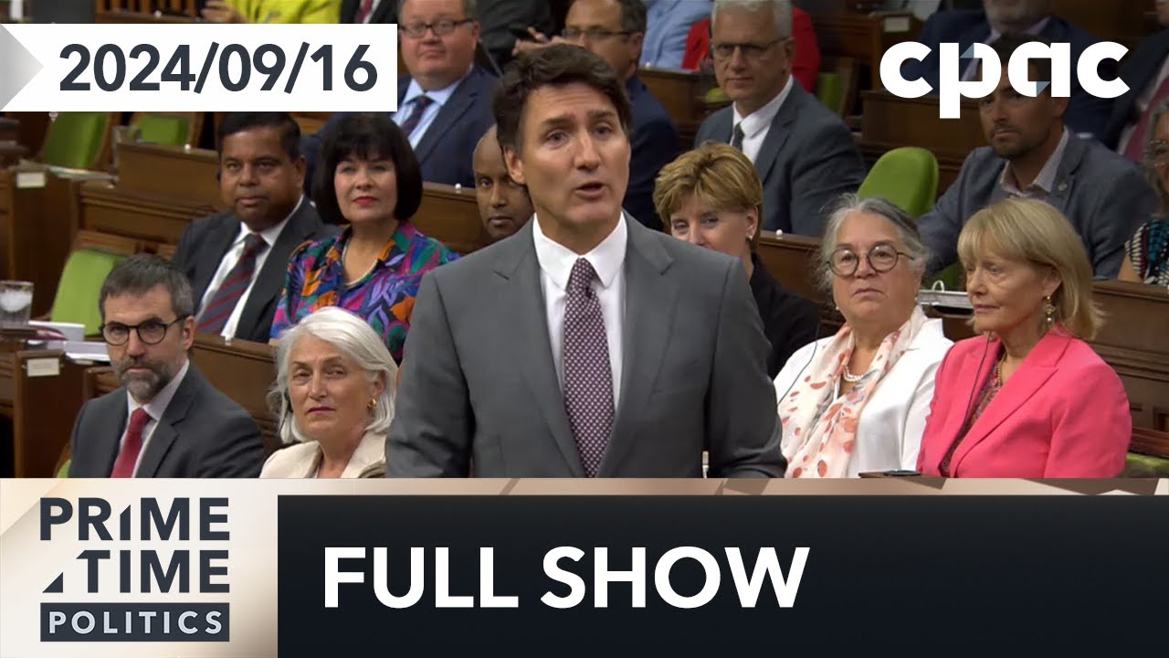 PrimeTime Politics: MPs return to a changed parliament – September 16, 2024