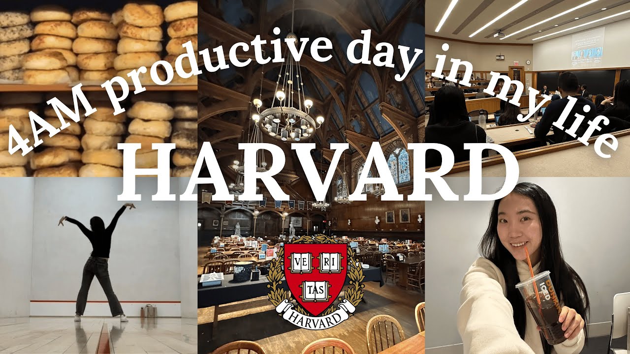 4AM to 11PM harvard freshman day in my life (super productive + fun) 🍵