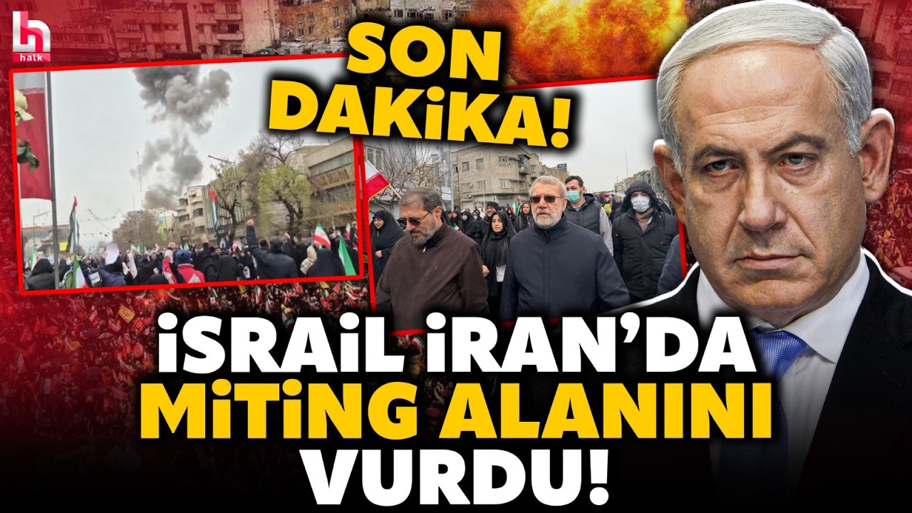 SON DAKİKA! İsrail önce uyardı sonra vurdu! İran'da binlerce kişinin katıldığı mitingi bombaladılar!