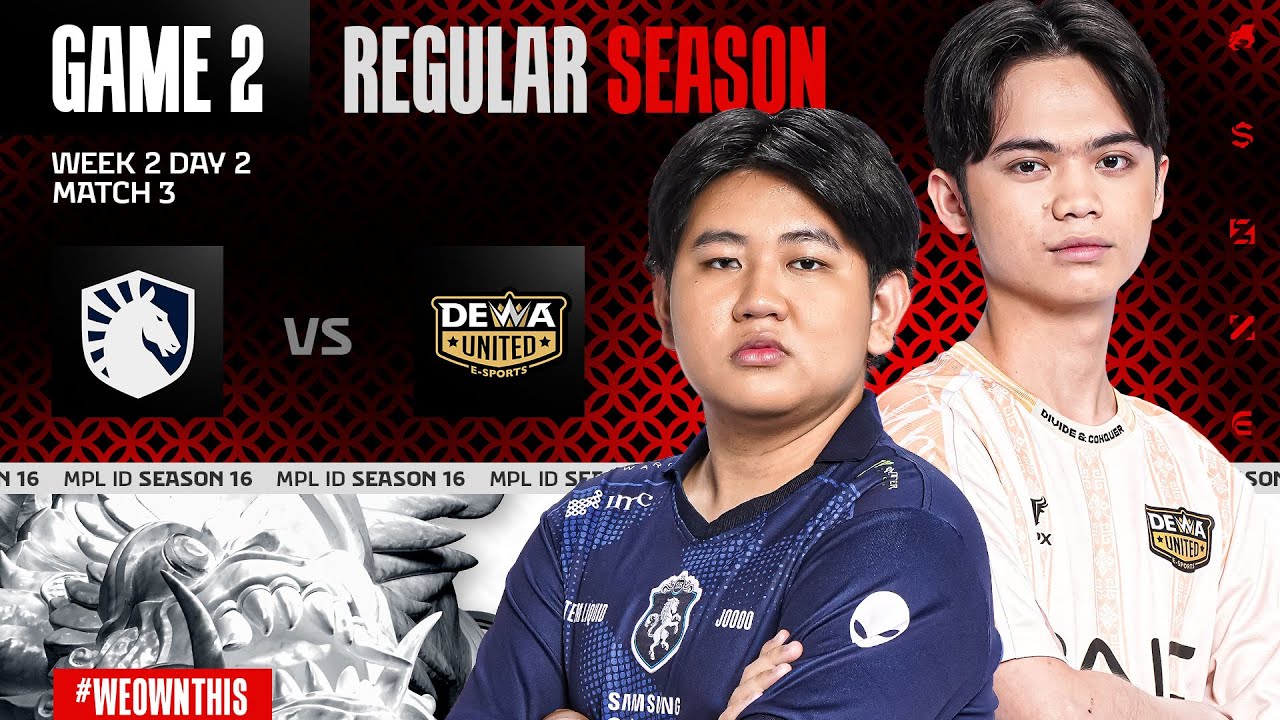 TEAM LIQUID ID vs DEWA UNITED ESPORTS | Regular Season Week 2 Day 2 | Game 2 | #MPLIDS16