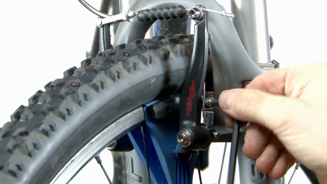 Замена тормозных колодок V-Brake