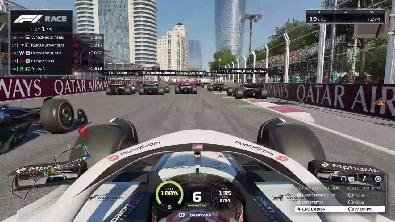 F1 25 Four Wide Into Turn 1 Ain't Going To Work