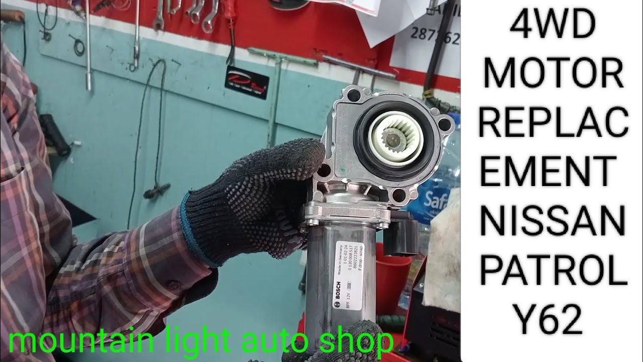 Nissan patrol y62  4WD Actuator Motor Replacement. 
