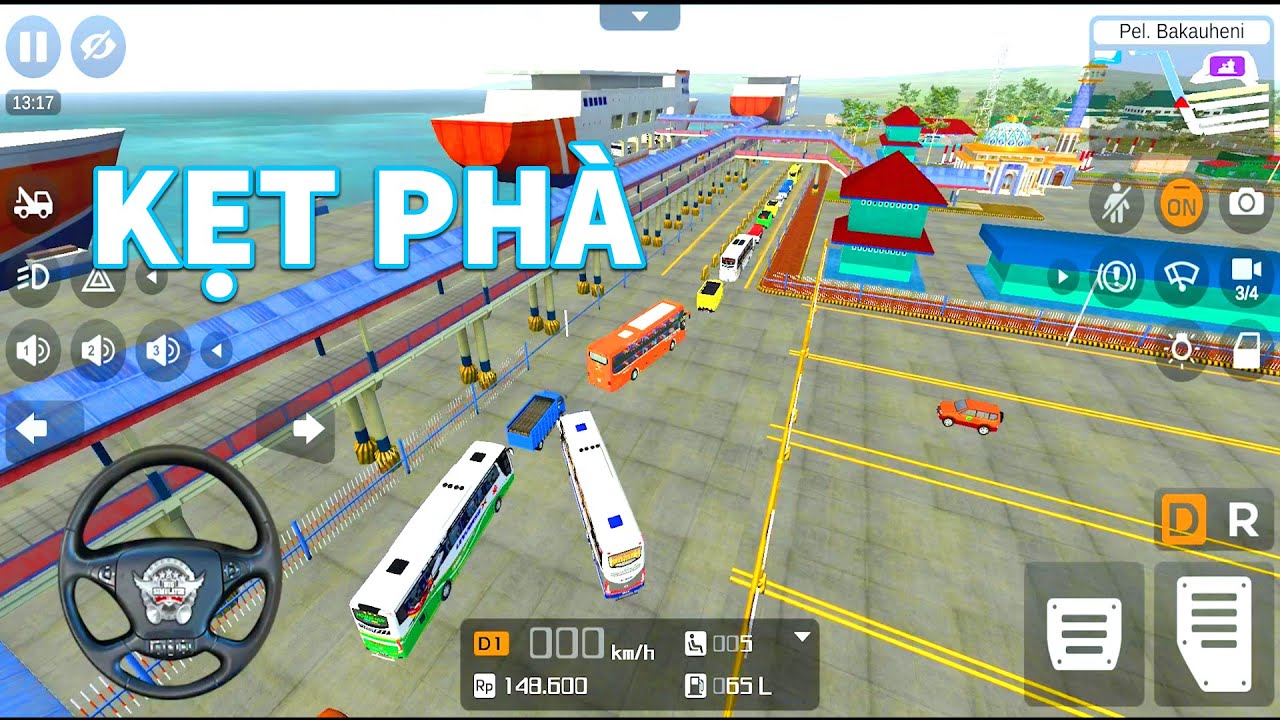 TANA GAMER | Chở bà con về quê ăn tết trên xe Phương Trang Futa Bus - Bus Simulator Indonesia