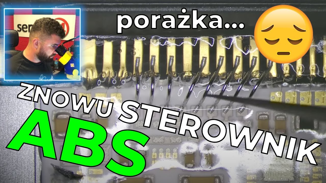 Próbuję naprawić sterownik ABS BOSCH (VAG) 0 265 950 055 #abs #serwis24 #lutowanie #serwis #iphone