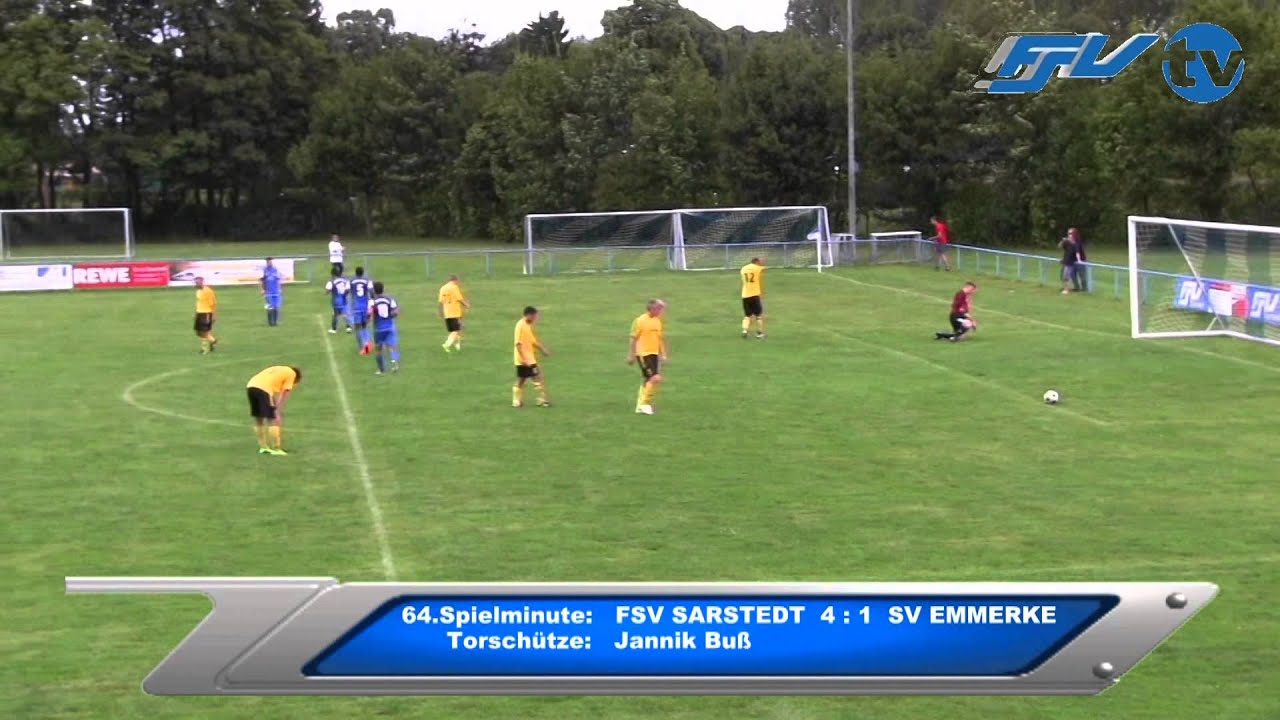 01. Spieltag: FSV Sarstedt vs. SV Emmerke 8:1 (3:1)