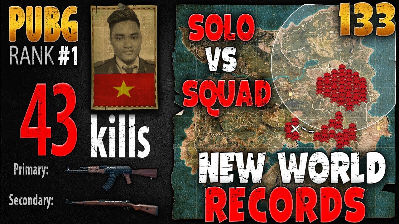 [Eng Sub] PUBG Rank 1 - Rip113 - 43 kills [AS] Solo vs Squad - PLAYERUNKNOWN'S BATTLEGROUNDS #133