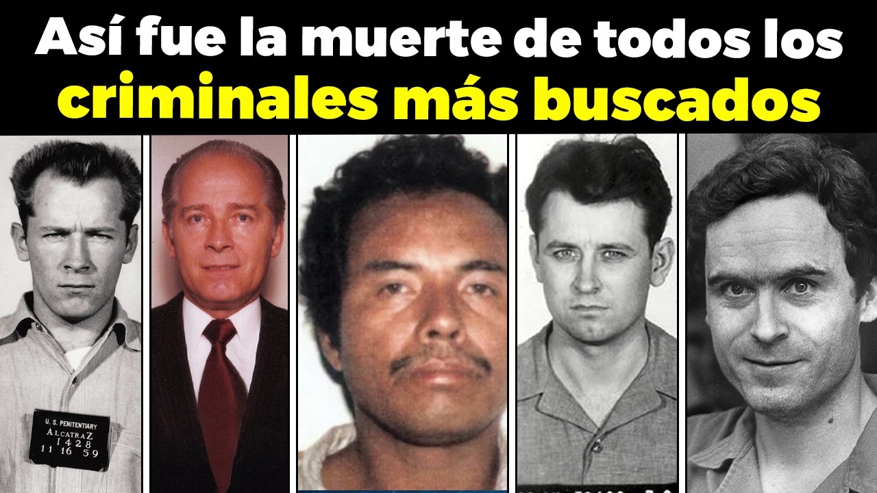 As&iacute; Fue la MUERTE de Todos Los TOP Criminales M&aacute;s Buscados de la Historia