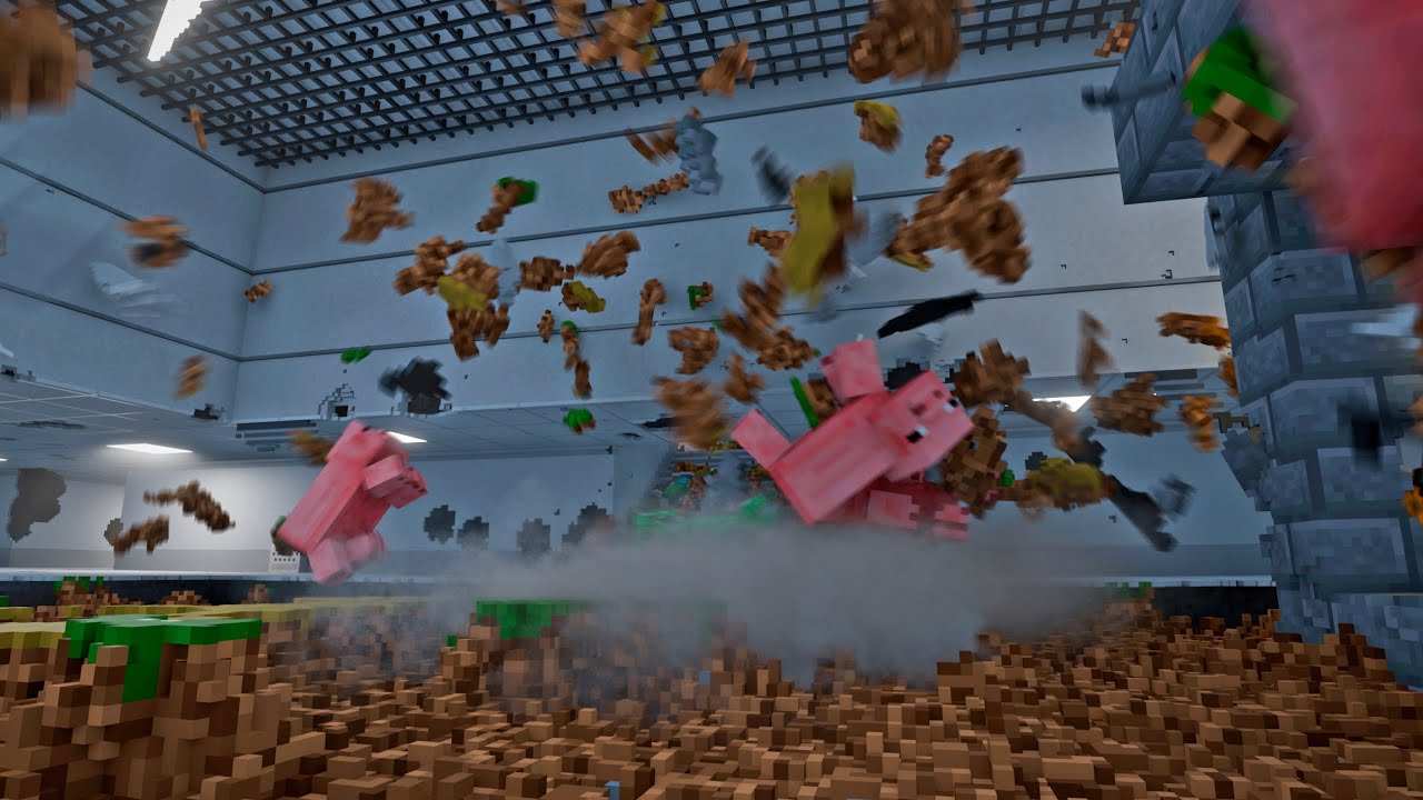 Tornado in Minecraft Laboratory Mega Teardown