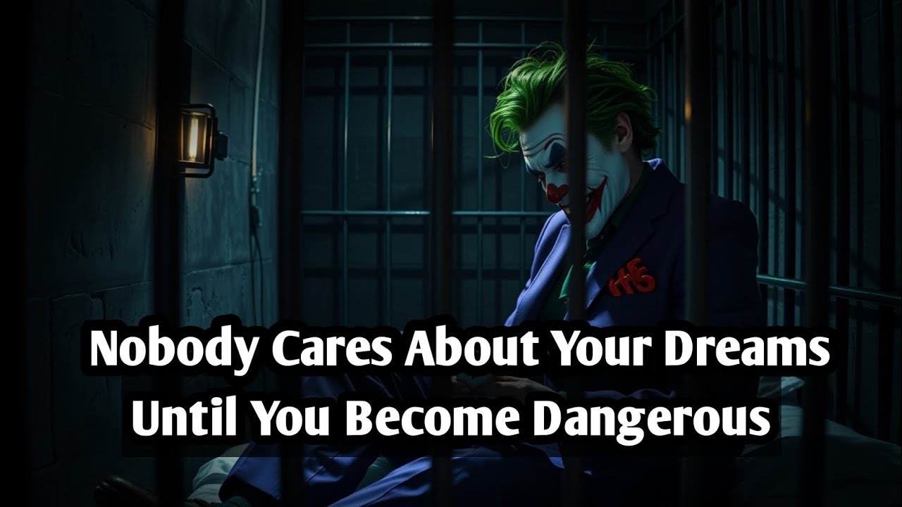 Nobody Cares About Your Dreams… Until You Become Dangerous | Motivational Joker Speech