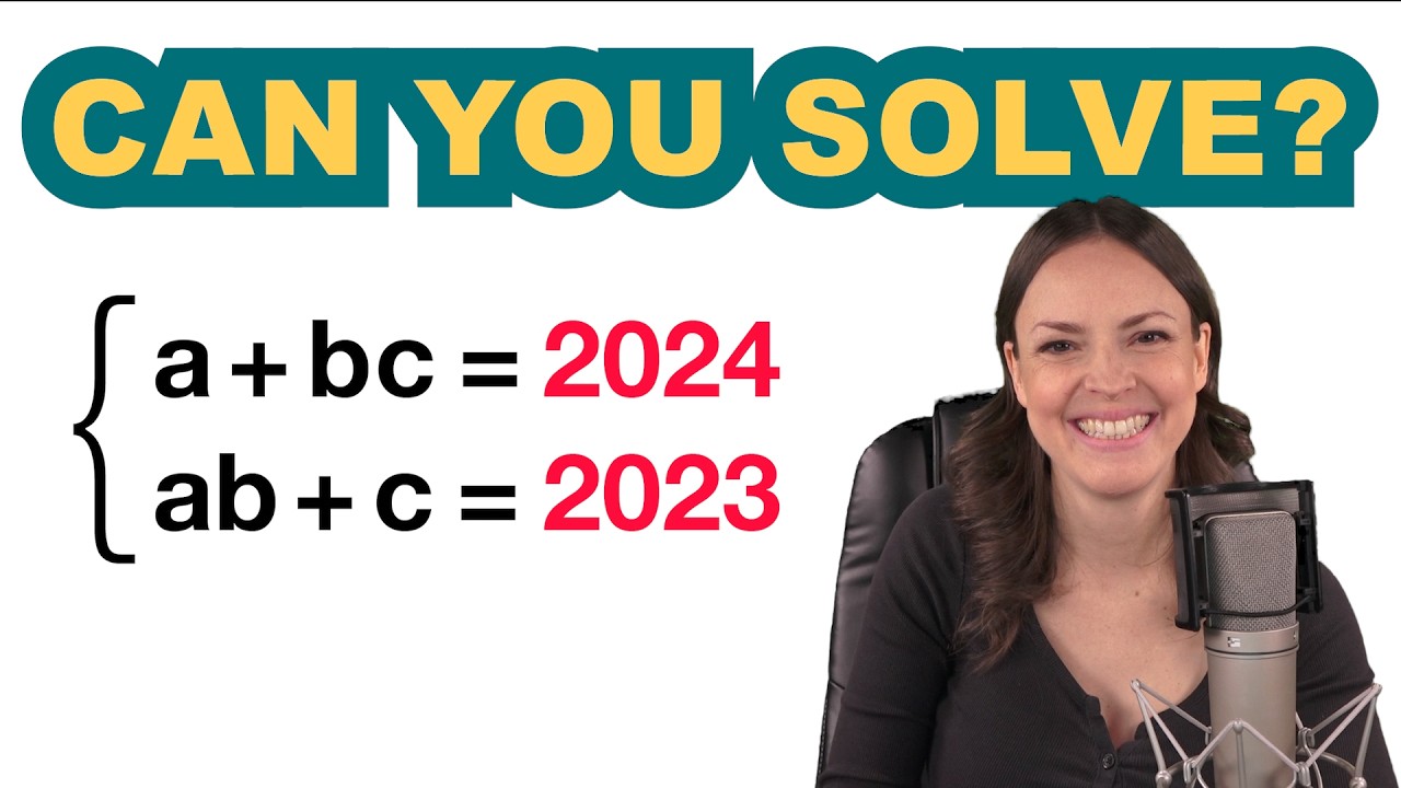 Can You Find the Numbers in This Impossible-Looking System?