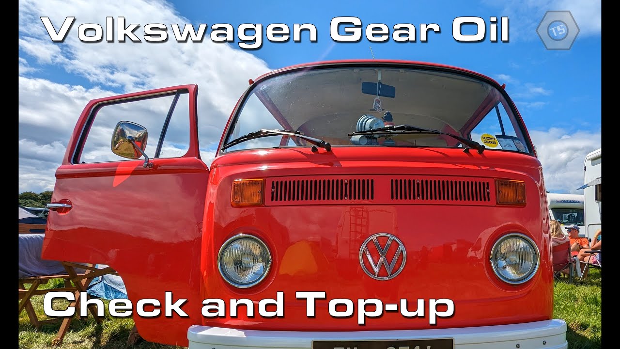 Проверка и долив трансмиссионного масла Volkswagen T2