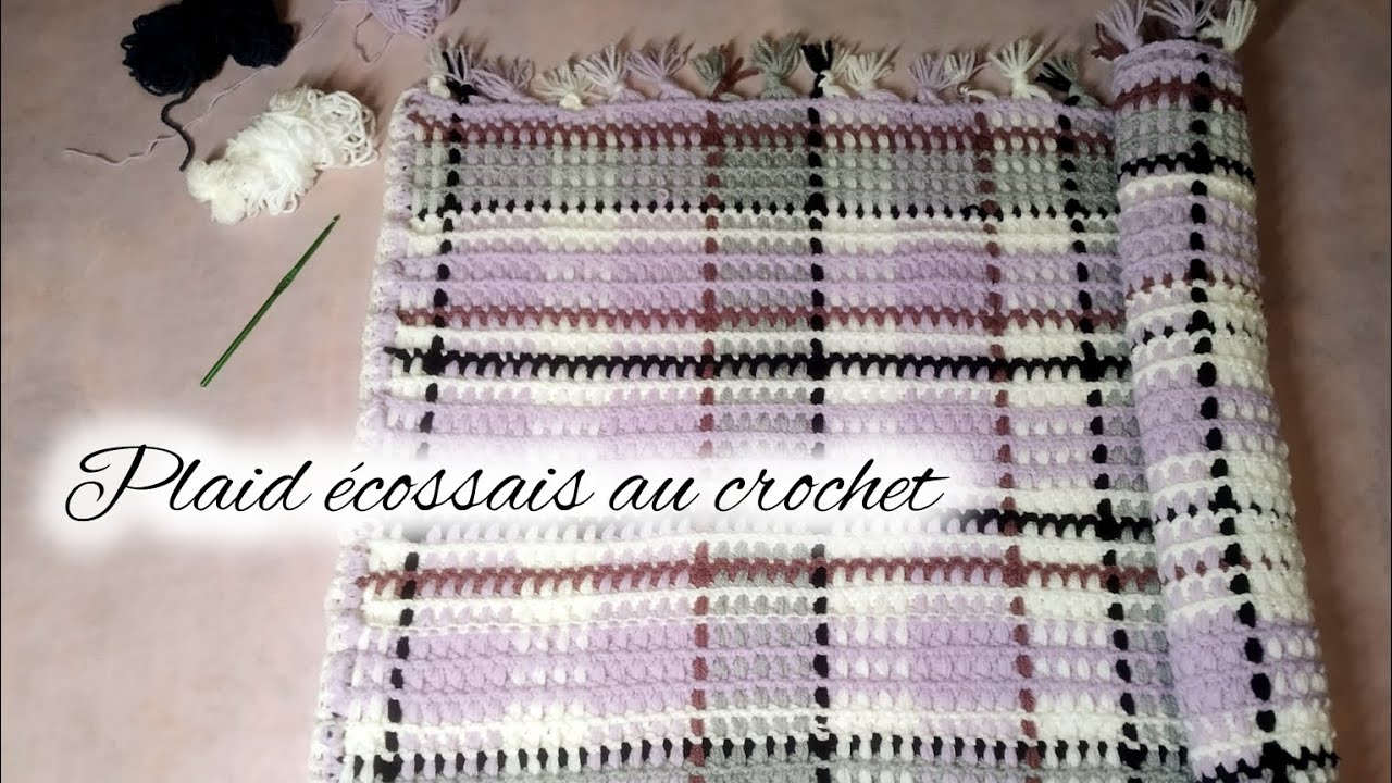 plaid écossais au crochet, nommé 