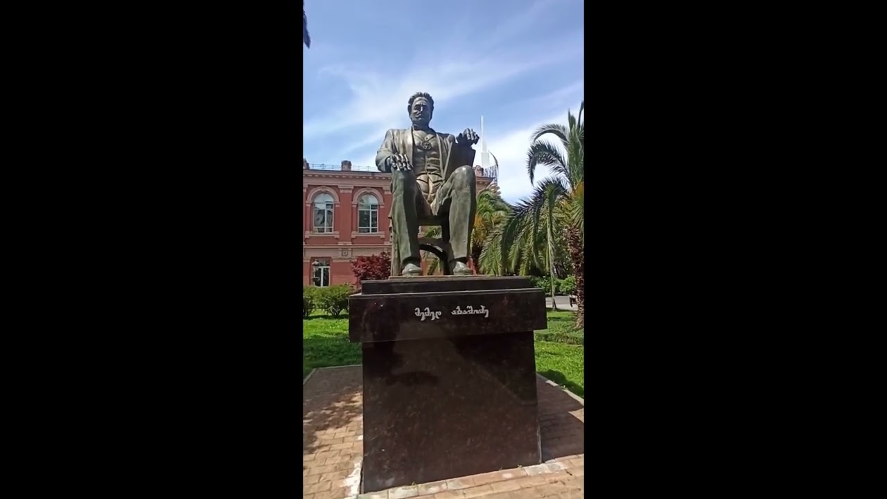 Memed Abashidze was a leading intellectual and political figure of Adjara; his statue is in Batumi