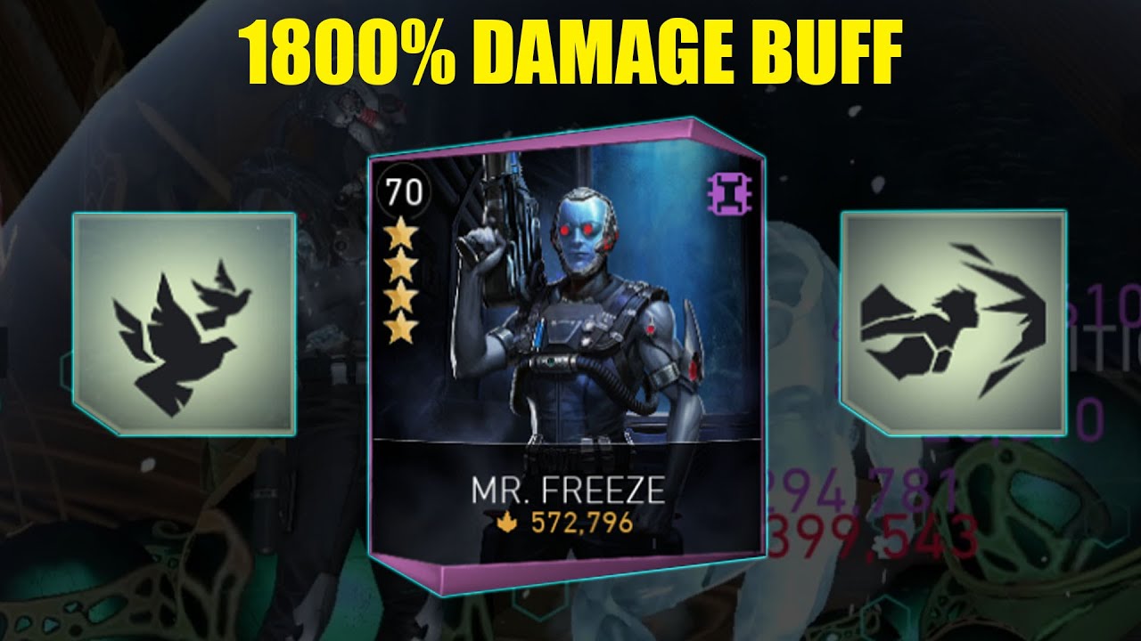 Does 1800% Damage Buff Mr Freeze Work? Injustice 2 Mobile