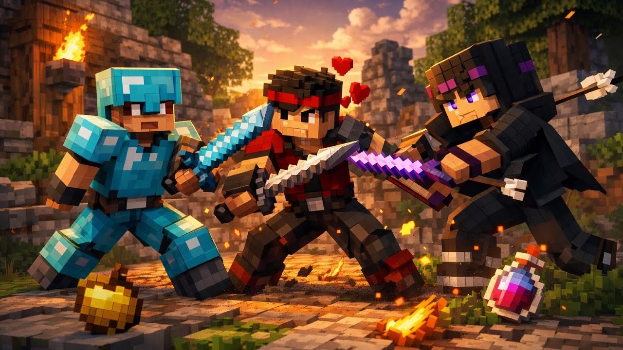 ⚔️Minecraft  PvP 😎🔥