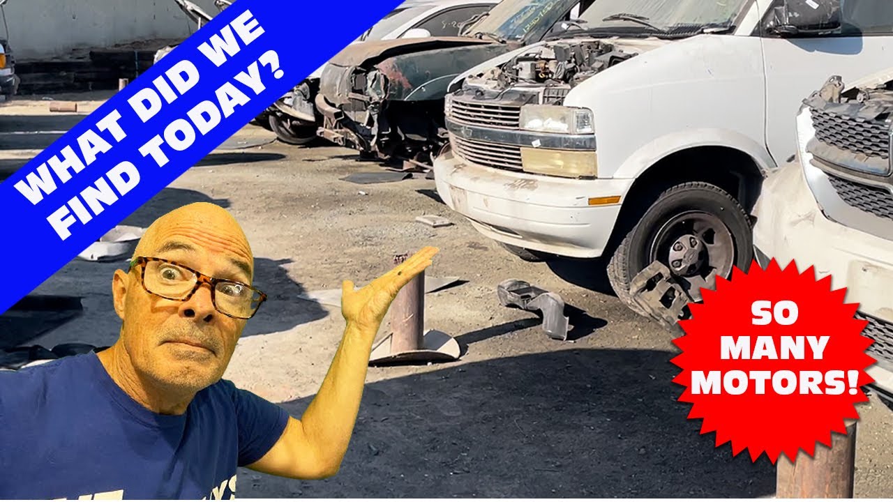 JUNKYARD GEMS! WHAT DID WE FIND ON THIS TRIP TO THE WRECKING YARD? MEGA MOTOR MADNESS & A TURBO!