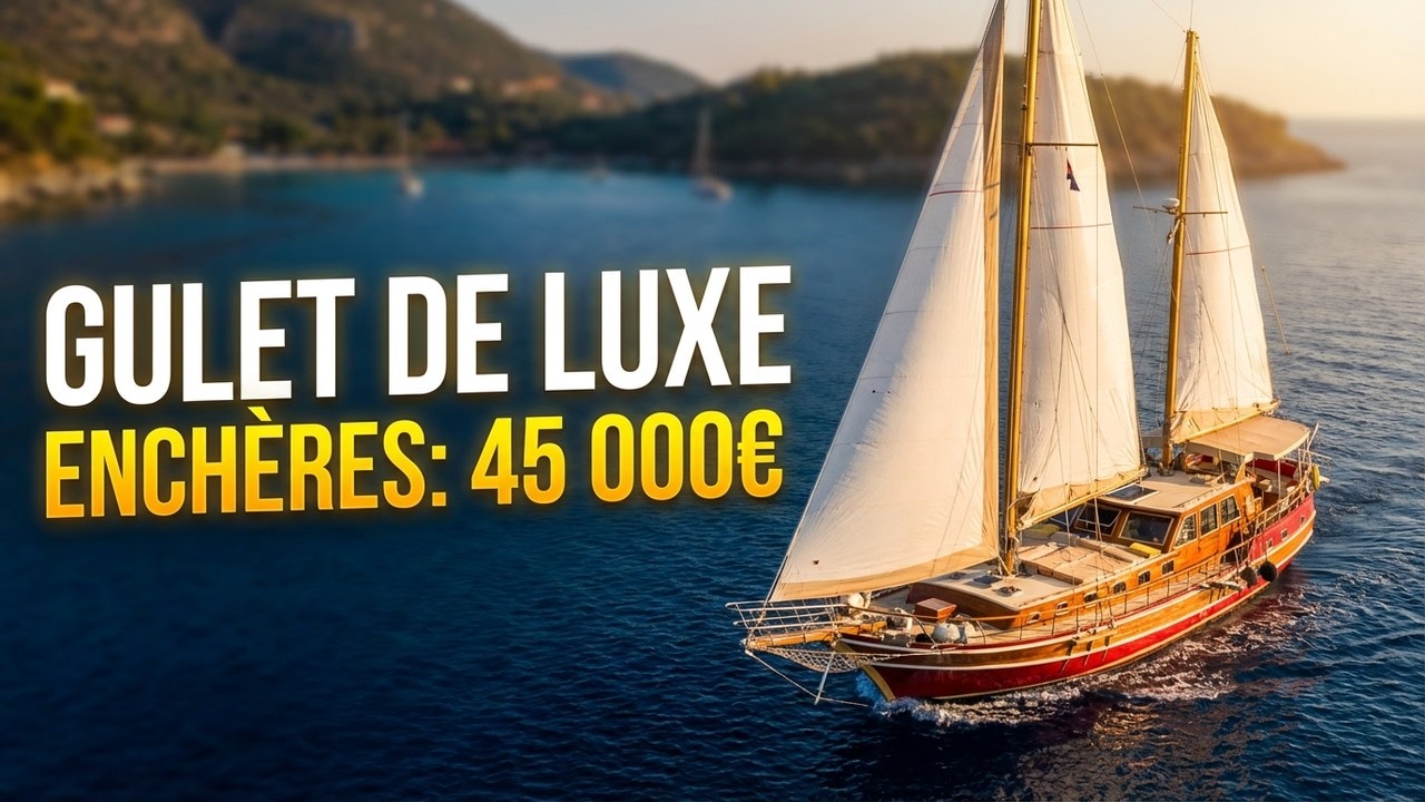 22 mètres, 4 cabines, pont teck : l'opportunité rare qu'on attendait