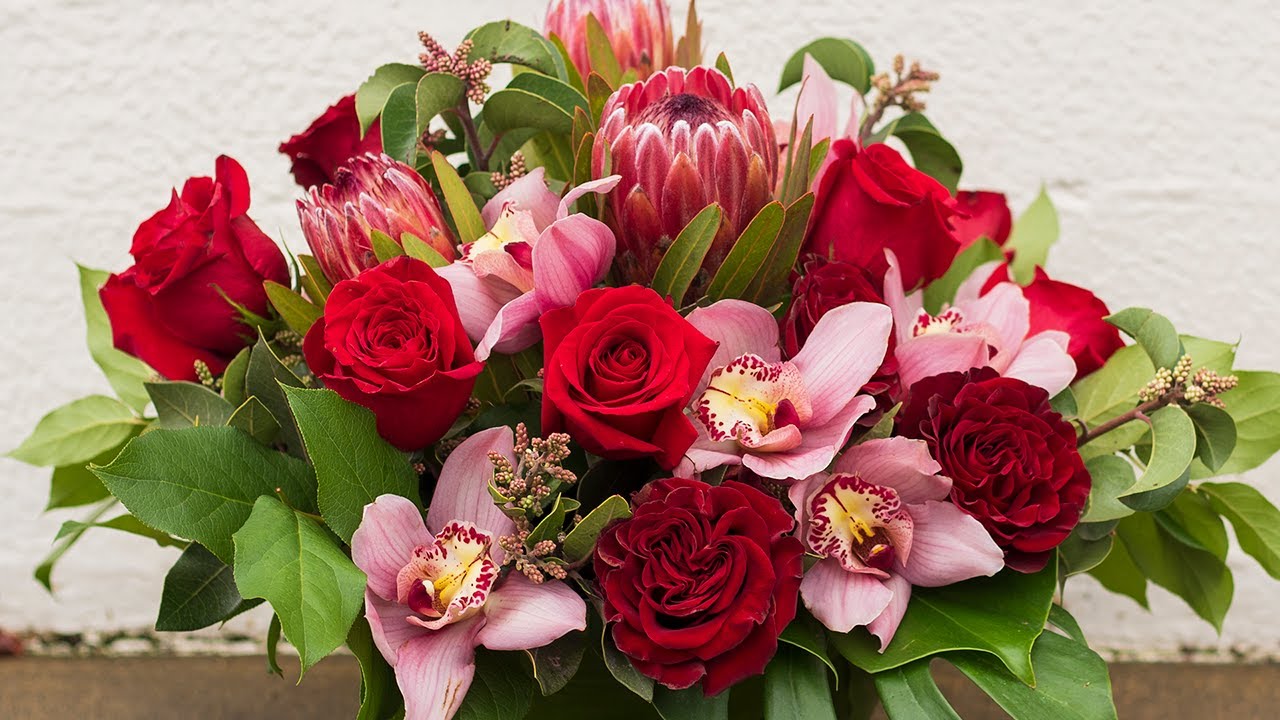 Orchids, Protea, and Roses -- OH MY!