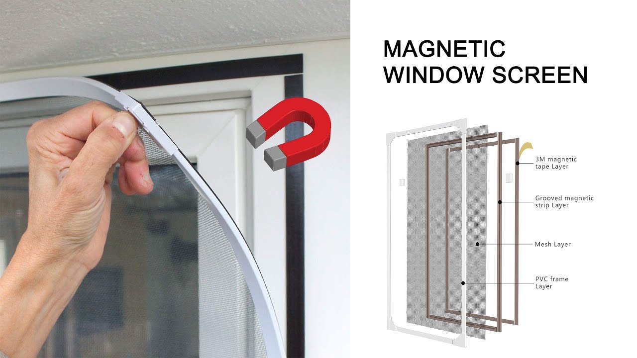 DIY Magnetic Window Screen
