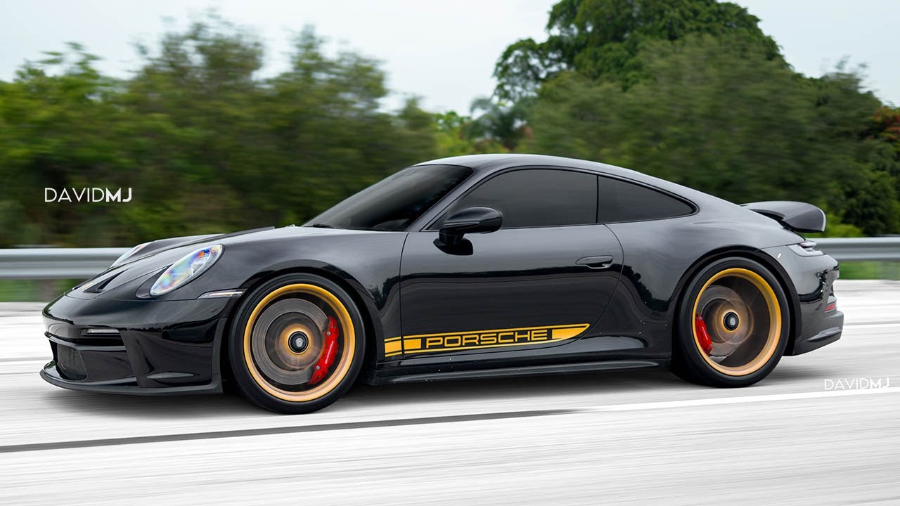 Porsche 992 GT3 Touring on the streets - 4K