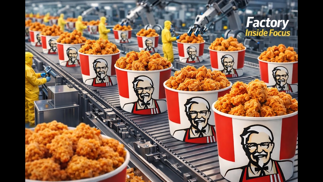 Inside America’s Biggest KFC Factory 🍗 | Factory Inside Focus | Factory Tour