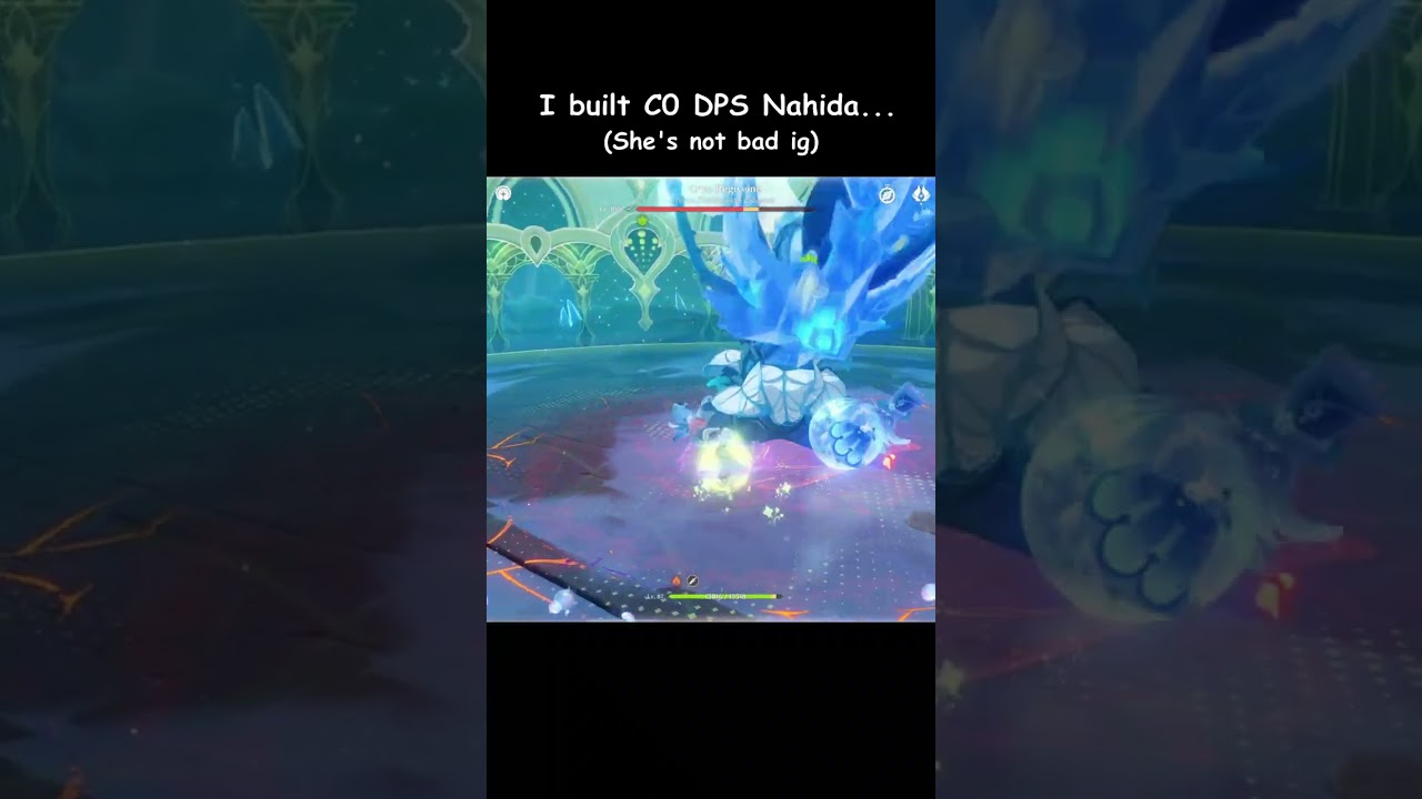 C0 DPS Nahida Showcase #genshinimpact #nahida