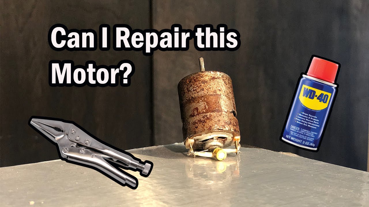 Can I Repair this Seized Electric Motor that has been Sitting for Years?