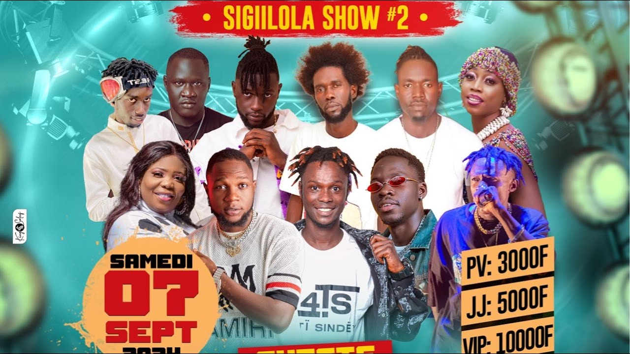 🔴SIGILOLA SHOW #2 à DAKAR  Mega Concert des Artists de la Casamance Organiser par El Che Event