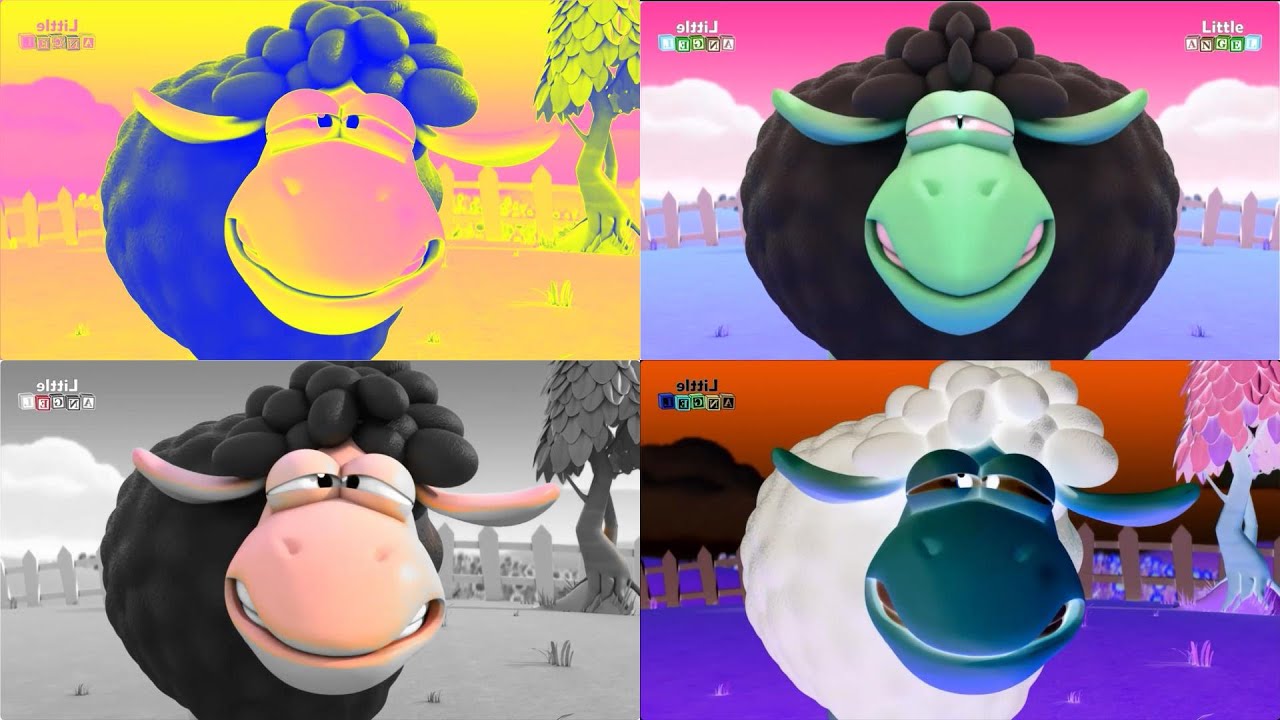 Baa Baa Black Sheep Little Angel Compilation Part 02 | Sponsored By: Gamavision Csupo