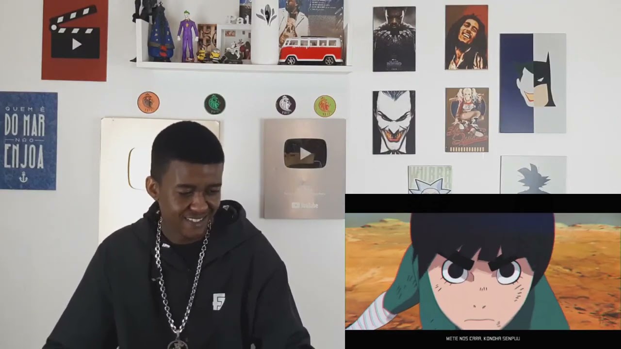Jhony REACT  - TIPO ROCK LEE ☘️ ( Naruto )  Style Trap ( Prod. Sidney Scaccio )
