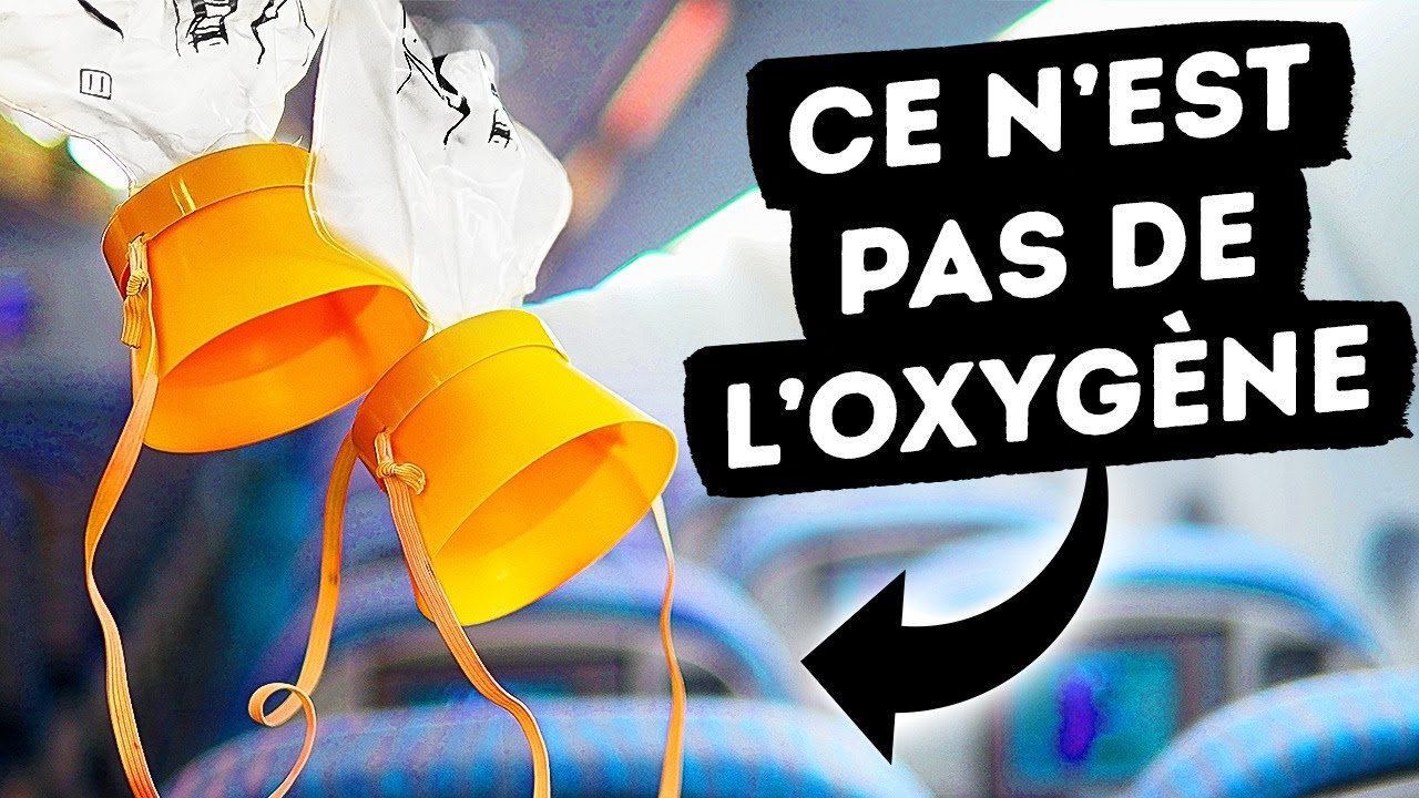 Ton masque à oxygène dans l’avion ne contient pas d’oxygène