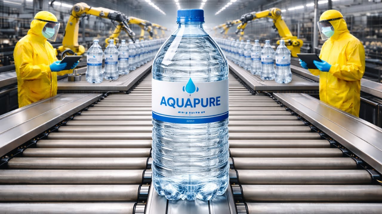 Future Tech Inside a Massive Spring Water Bottled Water Factory