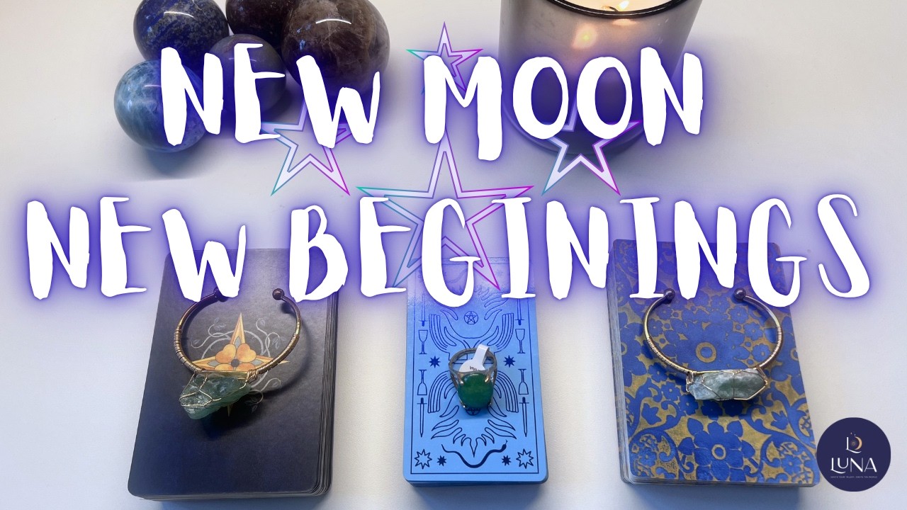 🌑 New Moon ✨ New Beginnings ✨ Pick a Card 🌑
