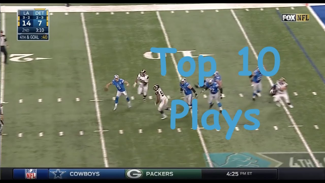 Top 10 Matthew Stafford Career Plays