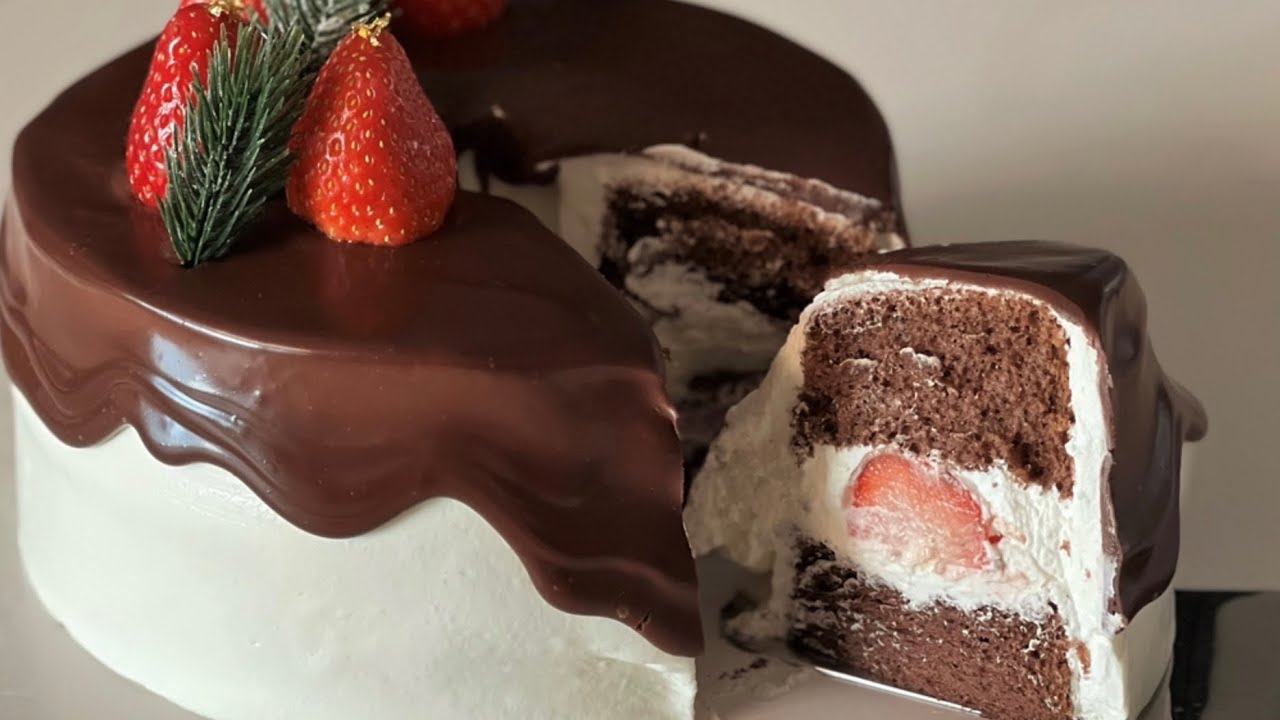강추 초코쉬폰, 남편 극찬, 제 생일파티 초대합니다🎄 Feat 초코주르륵 실패인가요?