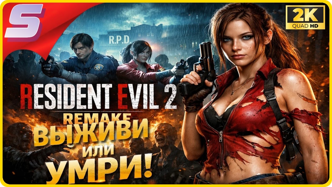 МАРАФОН СЕРИЙ РЕЗИДЕНТ ИВЕЛ ➤ RESIDENT EVIL 2: Remake ◉ Прохождение [2K] ЧАСТЬ - 3: