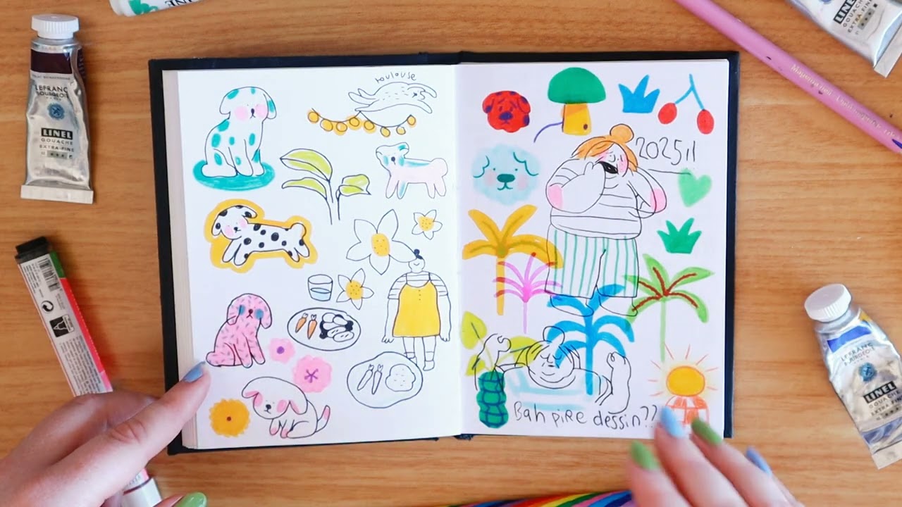 Un nouveau sketchbook tour (commenté)