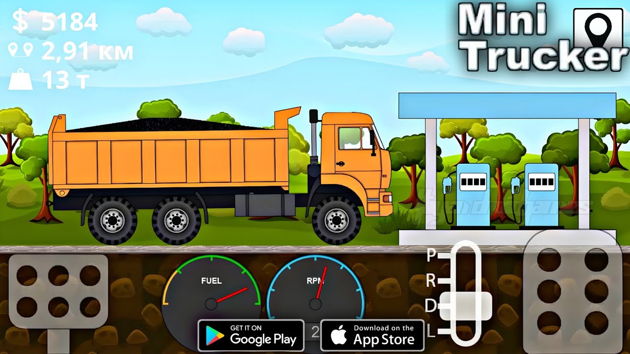 Mini Trucker Truck Simulator Gameplay Android & iOS