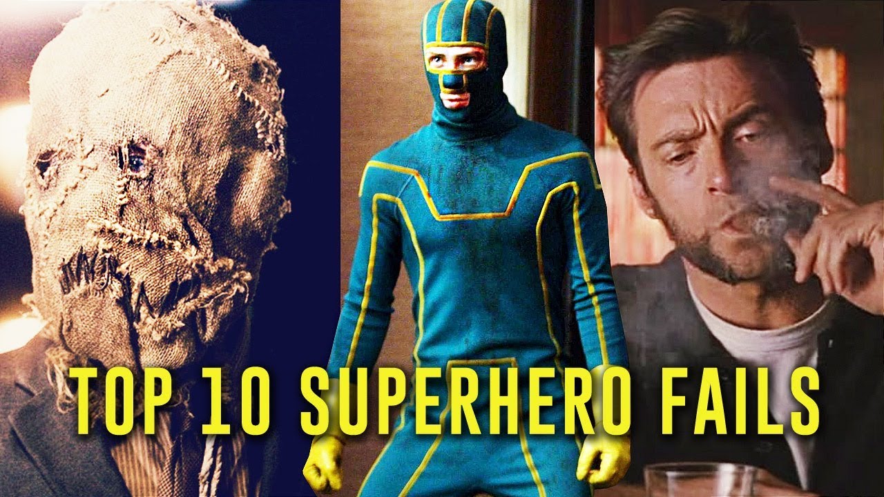 Top 10 Superhero Fails