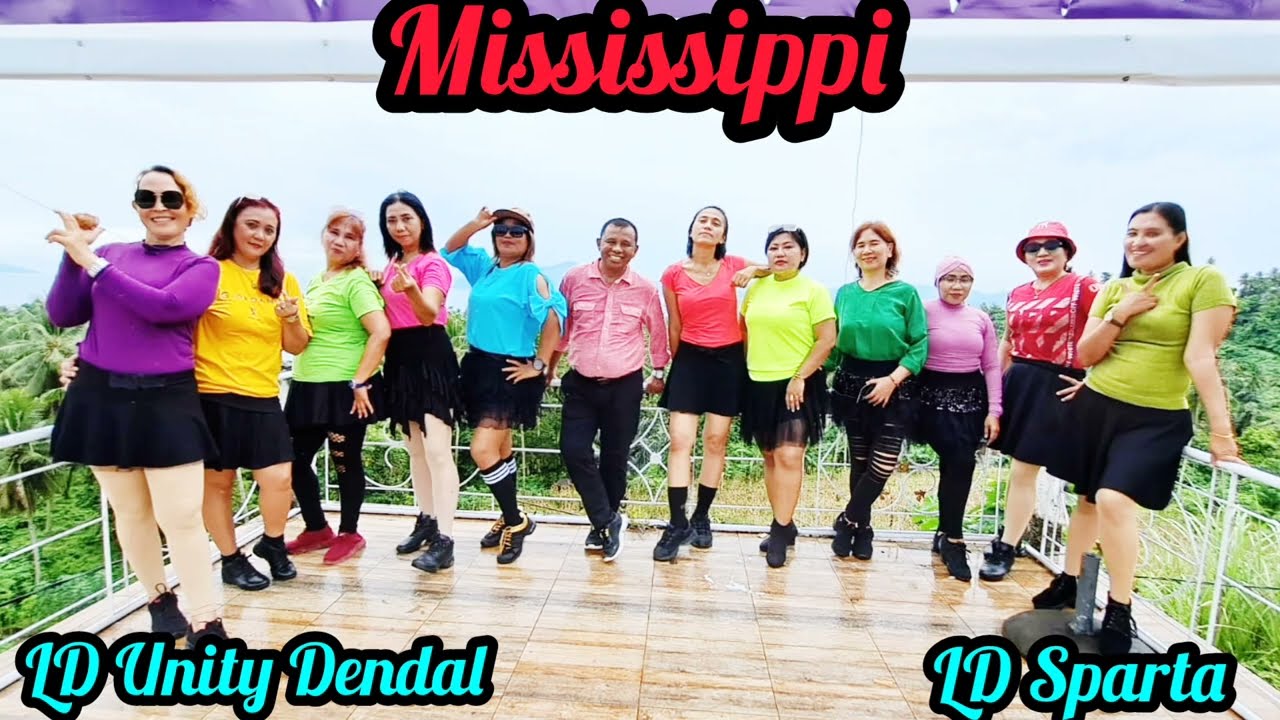Mississippi Line Dance//Demo by Dendal-Sparta//Choreo by Djufri Djafar ILDI (INA).