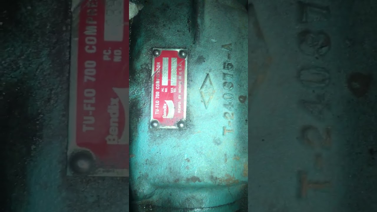 1974 MCI MC8 8v71 Air Compressor and Alternator diagnosis